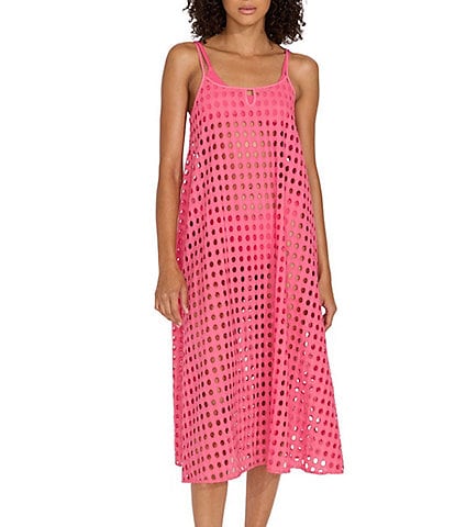 SOLID & STRIPED Annika Keyhole Cover-Up Dress