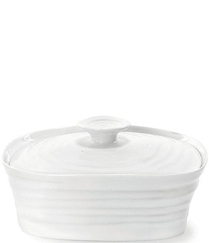 Sophie Conran for Portmeirion White Porcelain Covered Butter Dish