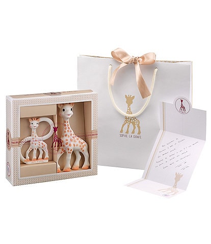 Sophie La Girafe Teether & Teething Ring Classical Gift Set