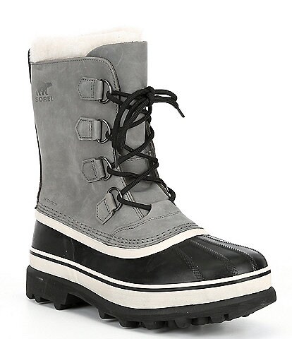 Sorel Caribou Lace-Up Mid Waterproof Nubuck Cold Weather Boots