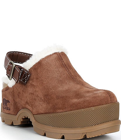 Sorel Women's Roam'n Cozy Suede Slingback Clogs