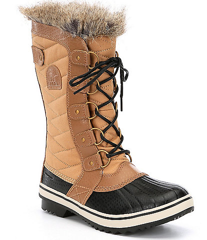 Sorel Women's Tofino II Faux Fur Lace-Up Waterproof Cold Weather Boots