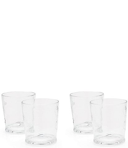 Southern Living Acrylic Ribbed Double Old-Fashion Drinkware