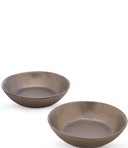 Southern Living Astra Collection Bronze Metallic Pasta Bowls, Set of 2