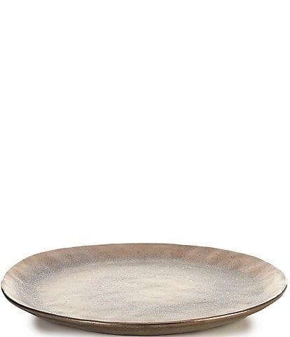 Southern Living Astra Collection Glazed Bronze Metallic Dinner Plate