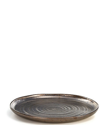 Southern Living Astra Collection Glazed Bronze Metallic Salad Plate