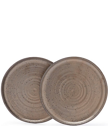 Southern Living Astra Collection Glazed Bronze Salad Plates, Set of 2