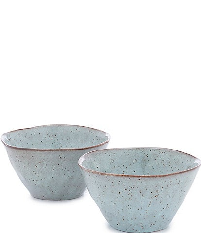 Southern Living Astra Collection Glazed Stoneware Cereal Bowls, Set of 2
