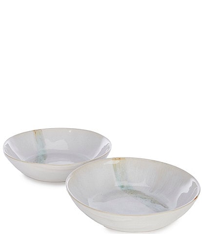Southern Living Astra Collection White Soup Bowls, Set of 2