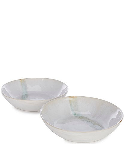 Southern Living Astra Collection White Soup Bowls, Set of 2