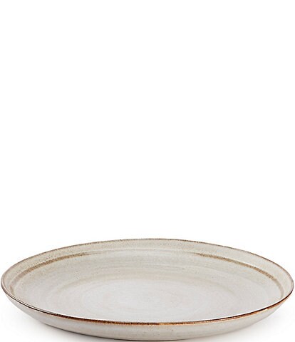 Southern Living Astra Collection Glazed Stripe Round Serving Platter
