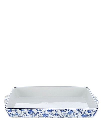 Southern Living Blue & White Collection Large Rectangular Baker