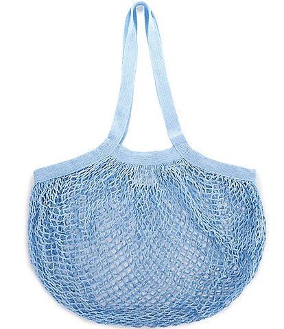 Southern Living Blue French Market Knitted Bag