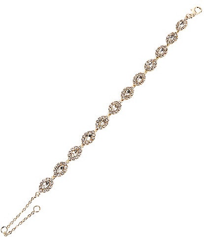 Southern Living Borrowed & Blue By Southern Living Gold Marquis Crystal Line Bracelet