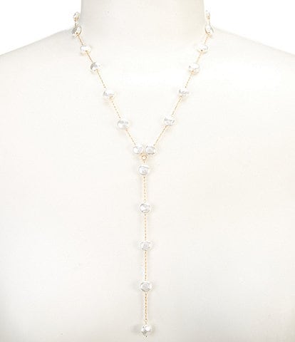 Southern Living Borrowed & Blue by Southern Living Scattered Pearl Y Necklace