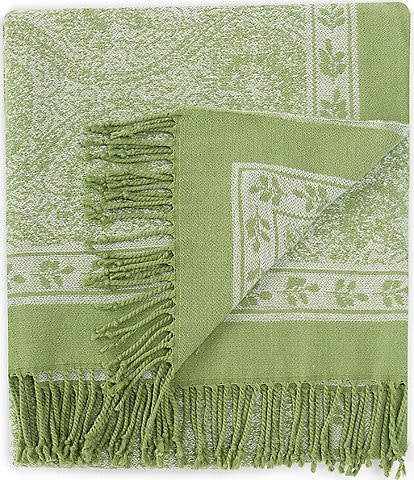 Southern Living Brighton Fringed Throw