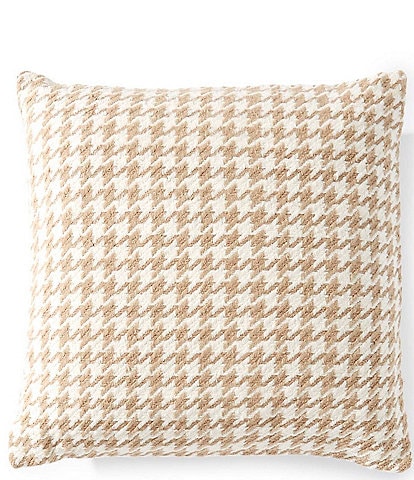 Southern Living Brushed Houndstooth Square Decorative Pillow