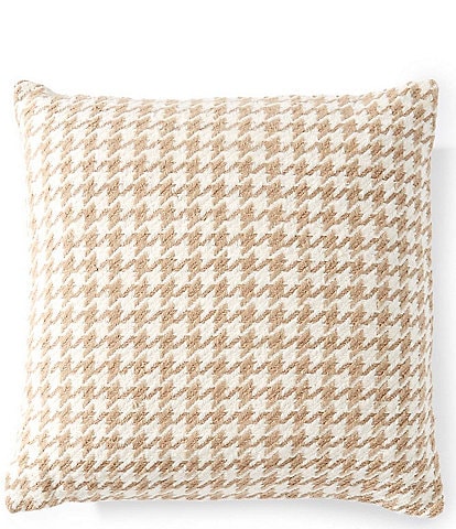 Southern Living Brushed Houndstooth Square Decorative Pillow