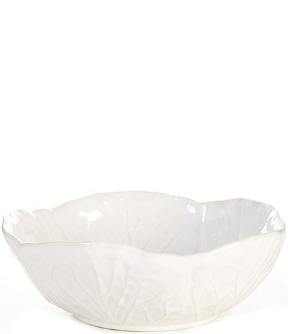 Southern Living Cabbage White Cereal Bowl