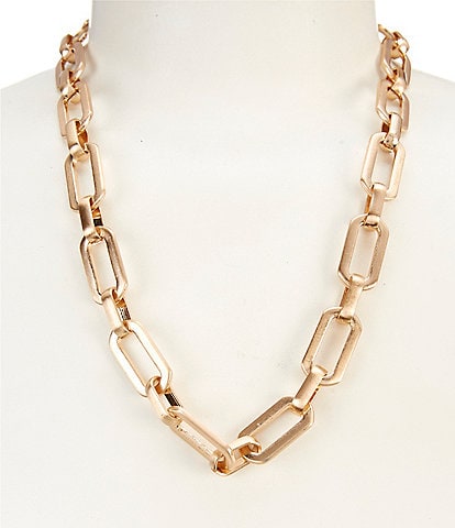 Southern Living Chain Link Collar Necklace