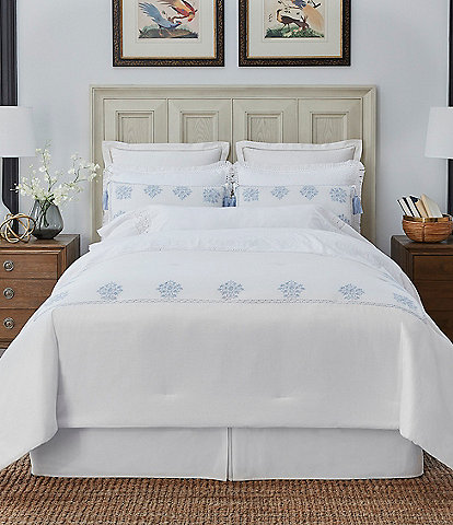 Southern Living Channing Embroidered & Tasseled Comforter Mini Set