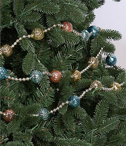 Southern Living Christmas Cheer Collection Glass Ball 6-ft. Garland