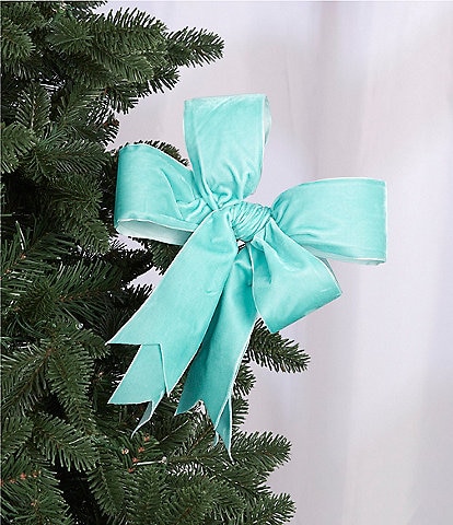 Southern Living Christmas Cheer Collection Velvet Bow Clip Pick