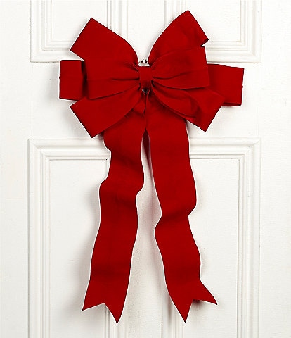 Southern Living Christmas Cheer Collection Velvet Bow Door Decor