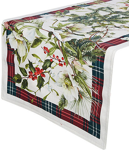 Southern Living Christmas Magnolia Collection Runner, 72"