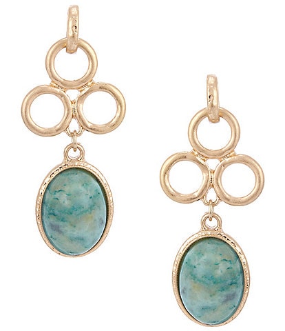 Southern Living Circle Drop Earrings