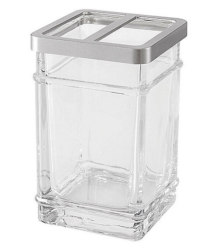 Southern Living Classic Collection Glass Toothbrush Holder