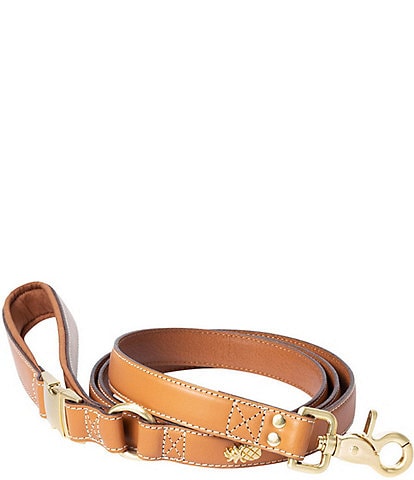Southern Living Classic Leather Comfort Grip Leash