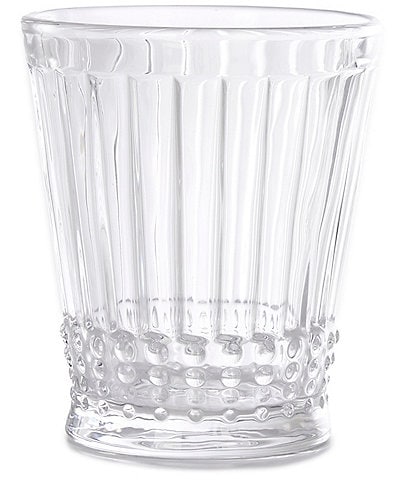 Southern Living Clear Ribbed Double Old-Fashioned Glass