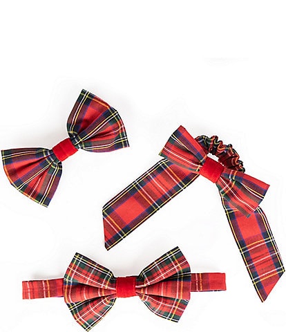 Southern Living Dillard's Exclusive Ladies Hair Bow, Men's Bow-Tie & Pet Bow-Tie Set