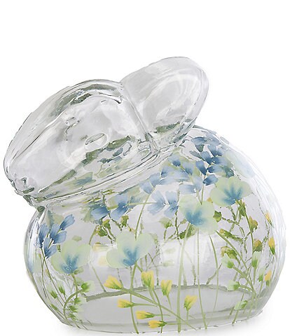 Southern Living Easter Collection Floral Glass Bunny Figurine