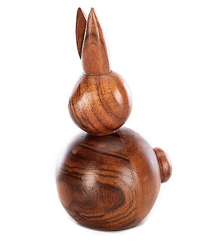 Southern Living Easter Collection Wooden Bunny Figurine