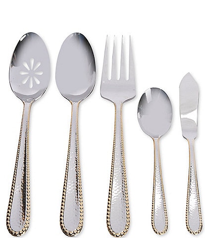 Southern Living Edith 45-Piece Stainless Steel Flatware Set