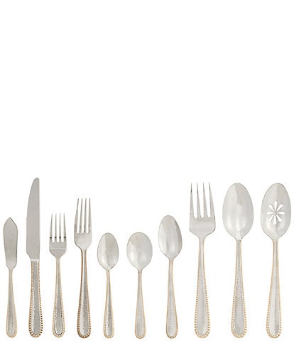 Southern Living Edith 45-Piece Stainless Steel Flatware Set