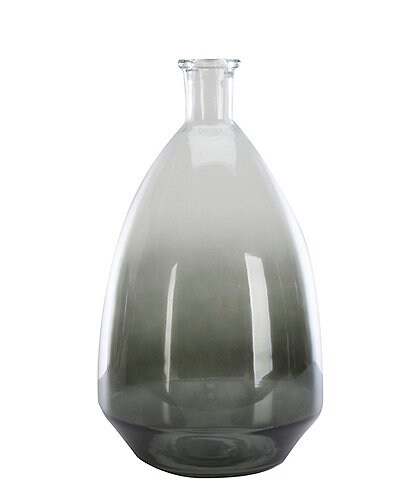 Southern Living Festive Fall Collection Ombre Bottle Glass Vase