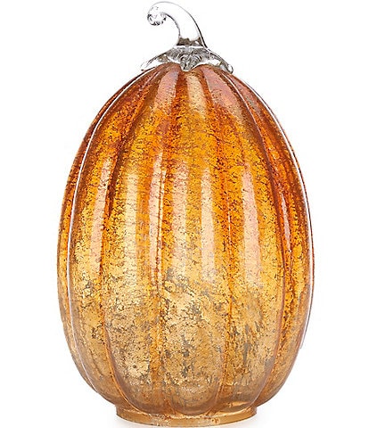 Southern Living Festive Fall Collection Ombre Glass Pumpkin