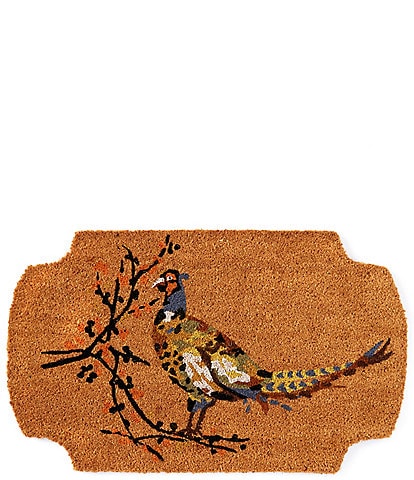 Southern Living Festive Fall Collection Pheasant Coir Rug