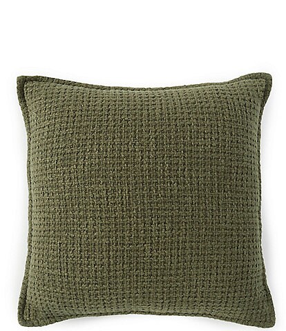 Southern Living Festive Fall Collection Waffle Weave Square Pillow