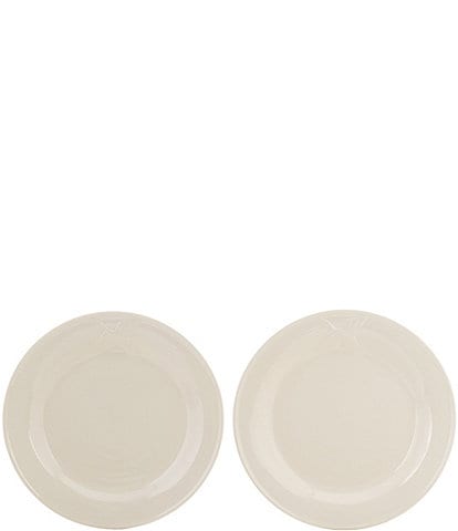 Southern Living Festive Fall Duck Embossed Dinner Plates, Set of 2