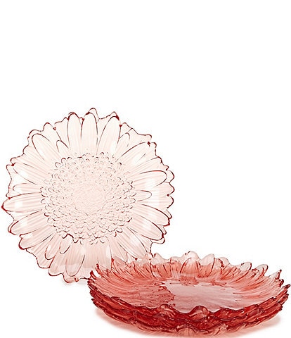 Southern Living Floral Appetizer Plates, Set of 4