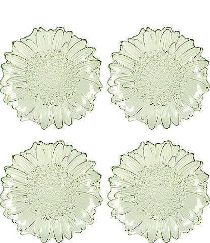 Southern Living Floral Appetizer Plates, Set of 4