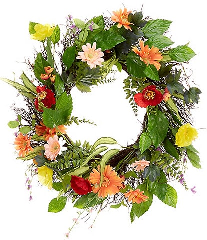 Southern Living Floral Wreath