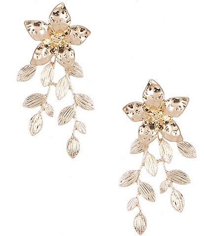 Southern Living Flower with Vine Shakey Drop Earrings