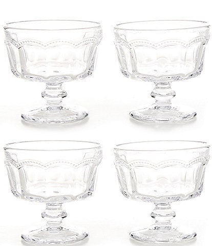 Southern Living Footed Dessert Dishes, Set of 4