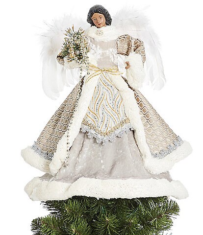 Southern Living Forest Fantasy Collection African American Angel Tree Topper