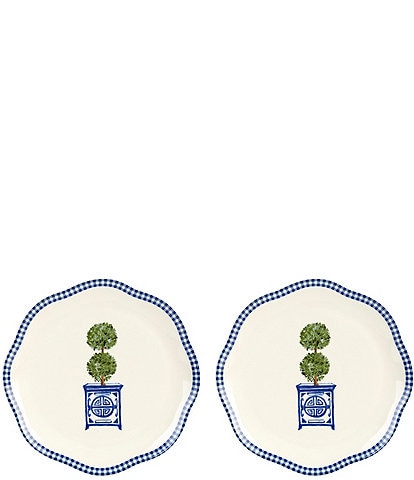 Southern Living Ginger Top Accent Plates, Set of 2
